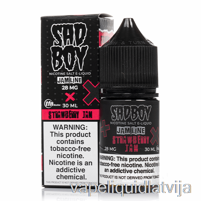 Zemeņu Ievārījums - Sadboy Salts - 30ml 28mg Vape šķidrums